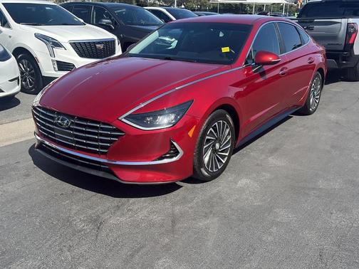 Red 2023 Hyundai SONATA Hybrid SEL