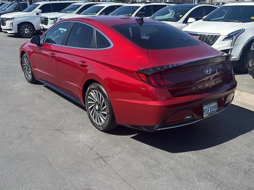 Red 2023 Hyundai SONATA Hybrid SEL