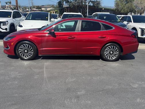 Red 2023 Hyundai SONATA Hybrid SEL