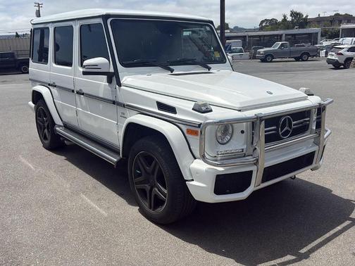 Polar White 2017 Mercedes-Benz AMG G 63 Base