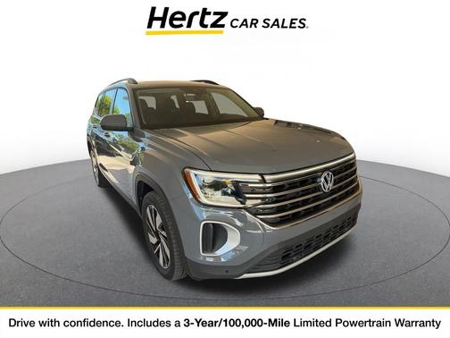Pure Gray 2026 Volkswagen Atlas 2.0T SE w/Technology