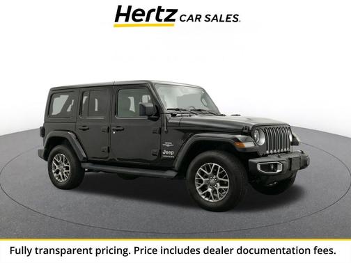 Black Clearcoat 2025 Jeep Wrangler 4-Door Sahara 4x4