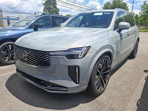 Vapour Grey Metallic 2026 Volvo XC90 Ultra, B6 AWD Gas (mild hybrid), Gasoline, Bright, 7 Seats