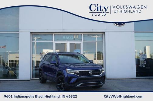 Blue Metallic 2023 Volkswagen Taos 1.5T SE