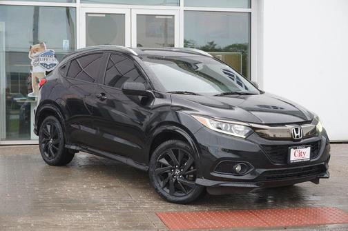 Crystal Black Pearl 2021 Honda HR-V AWD Sport