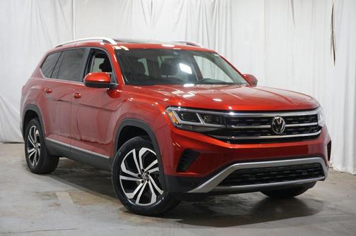 Red Metallic 2023 Volkswagen Atlas 3.6L SEL
