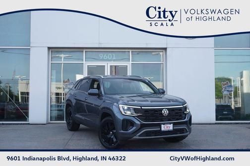 Platinum Gray Metallic 2024 Volkswagen Atlas Cross Sport 2.0T SE w/Technology 4MOTION