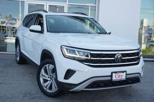 Pure White 2023 Volkswagen Atlas 3.6L SE w/Technology