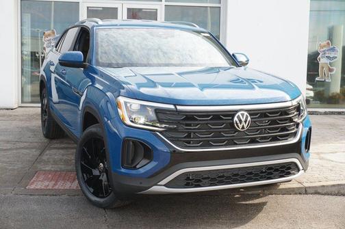 mountain lake blue metallic 2026 Volkswagen Atlas Cross Sport 2.0T SE w/Technology 4MOTION