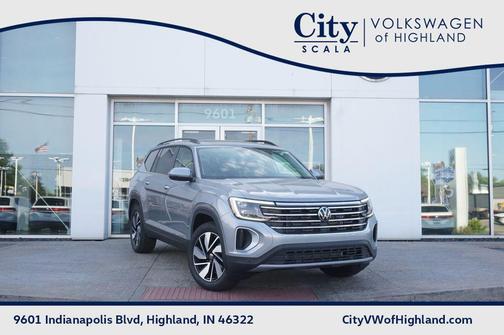 Silver Mist Metallic 2026 Volkswagen Atlas 2.0T SE w/Technology 4MOTION