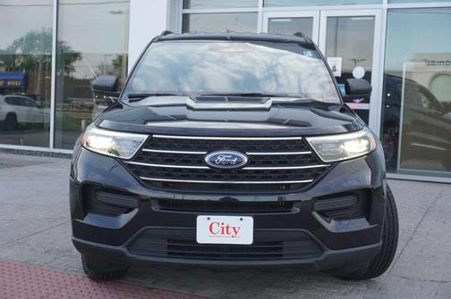 AGATE BLACK METALLIC 2020 Ford Explorer XLT