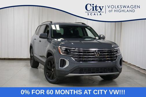 Pure Gray 2026 Volkswagen Atlas 2.0T SE w/Technology 4MOTION