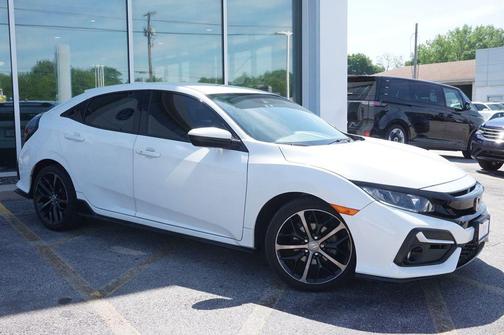 Platinum White Pearl 2021 Honda Civic Sport