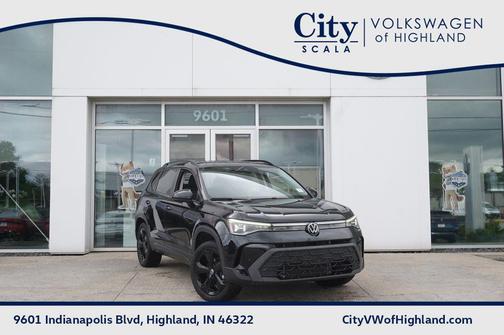 Deep Black 2025 Volkswagen Taos 1.5T SE Black
