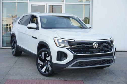 Opal White 2025 Volkswagen Atlas Cross Sport 2.0T SEL