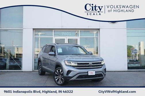 Silver Metallic 2022 Volkswagen Atlas 3.6L SEL