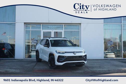 opal white pearl 2026 Volkswagen Tiguan 2.0T SE R-Line Black 4MOTION