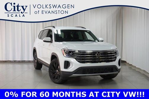 Opal White 2026 Volkswagen Atlas 2.0T SE w/Technology 4MOTION