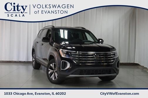 Deep Black 2026 Volkswagen Atlas 2.0T SE