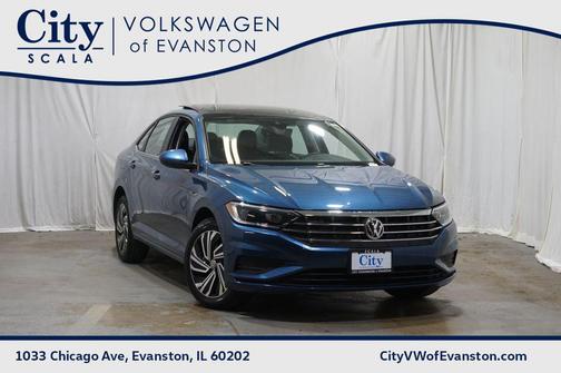 Silk Blue Metallic 2021 Volkswagen Jetta 1.4T SEL