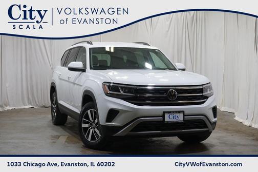 Pure White 2023 Volkswagen Atlas 2.0T SE