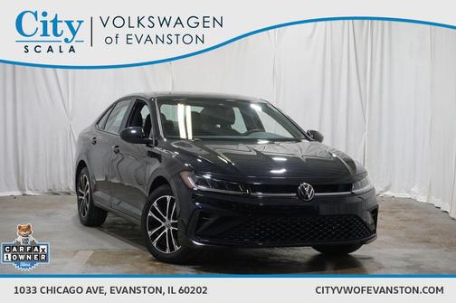 Deep Black 2025 Volkswagen Jetta 1.5T Sport