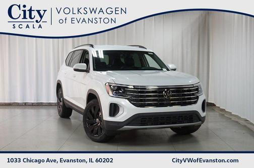 Opal White 2026 Volkswagen Atlas 2.0T SE w/Technology 4MOTION