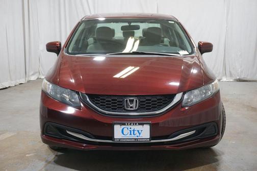 Red 2015 Honda Civic LX