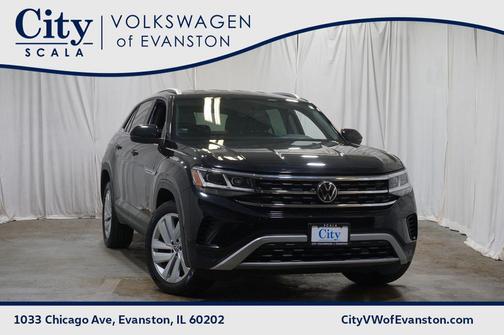 Deep Black 2021 Volkswagen Atlas Cross Sport 3.6L V6 SE w/Technology