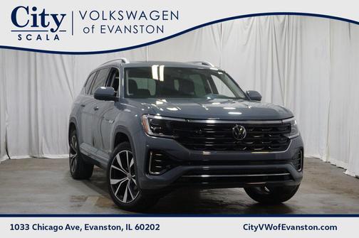 Pure Gray 2025 Volkswagen Atlas 2.0T SEL Premium R-Line 4MOTION