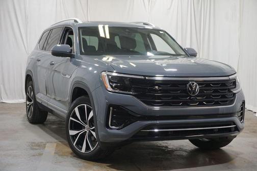 Pure Gray 2025 Volkswagen Atlas 2.0T SEL Premium R-Line 4MOTION