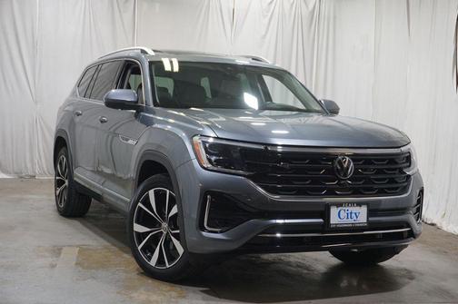 Platinum Gray Metallic 2025 Volkswagen Atlas 2.0T SEL Premium R-Line 4MOTION