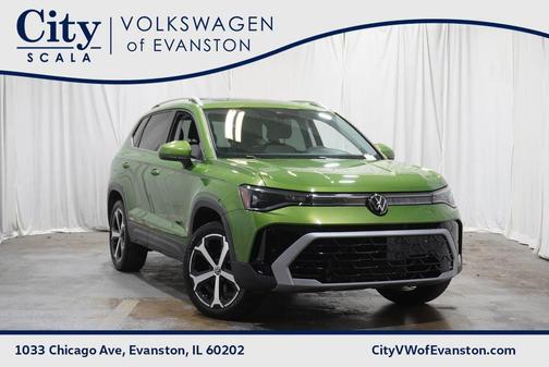 Bright Moss Green Metallic 2025 Volkswagen Taos 1.5T SEL