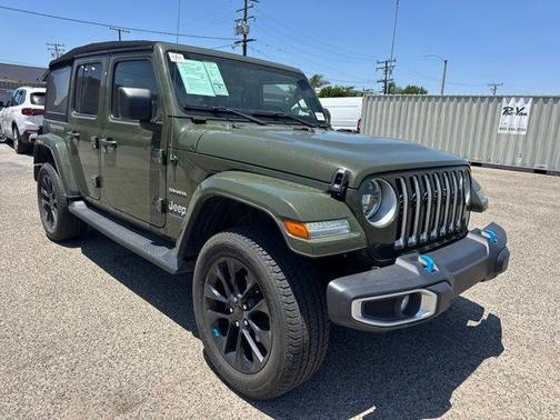 Green Clearcoat 2023 Jeep Wrangler 4xe Sahara