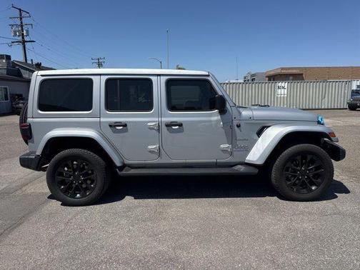 Silver Zynith Clearcoat 2023 Jeep Wrangler 4xe Sahara