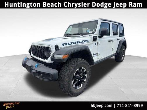 Bright White Clearcoat 2024 Jeep Wrangler 4xe Rubicon