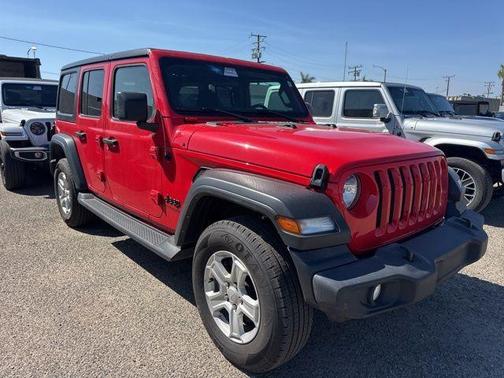 Firecracker Red Clearcoat 2022 Jeep Wrangler Unlimited Sport
