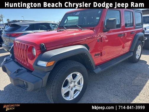 Firecracker Red Clearcoat 2022 Jeep Wrangler Unlimited Sport