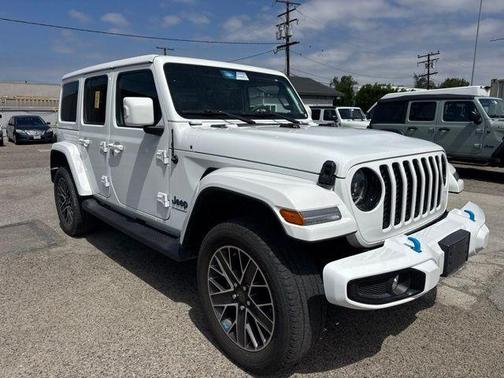Bright White Clearcoat 2023 Jeep Wrangler 4xe Sahara