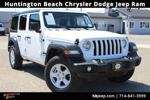 Bright White Clearcoat 2023 Jeep Wrangler Sport