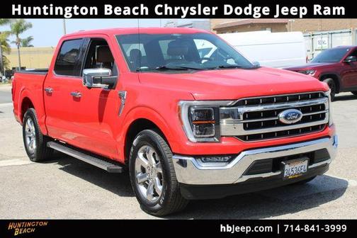 Race Red 2021 Ford F-150 Lariat