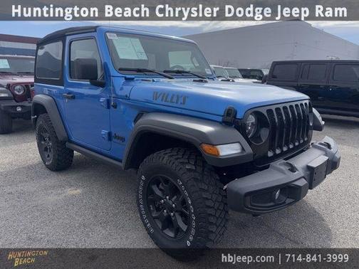 Hydro Blue Pearl 2021 Jeep Wrangler Sport