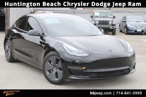 Black 2022 Tesla Model 3 Base