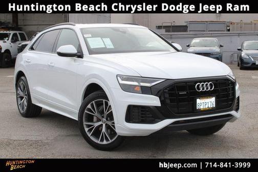 Glacier White Metallic 2020 Audi Q8 55 Premium