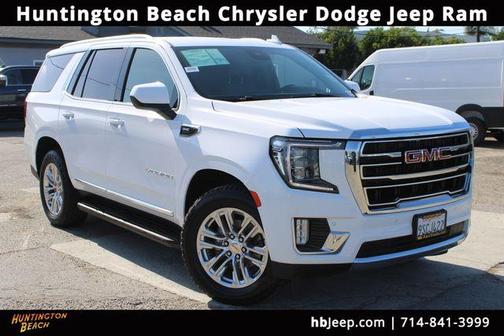 Summit White 2023 GMC Yukon SLT