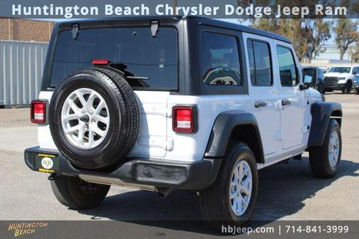 Bright White Clearcoat 2023 Jeep Wrangler Sport