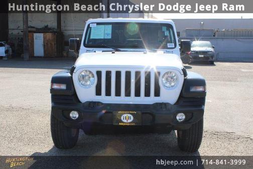 Bright White Clearcoat 2023 Jeep Wrangler Sport