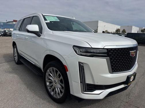 Crystal White 2023 Cadillac Escalade Premium Luxury
