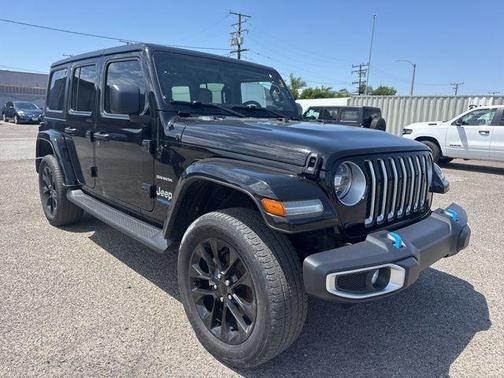 Black Clearcoat 2022 Jeep Wrangler Unlimited 4xe Sahara