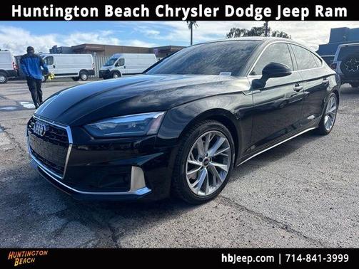 Brilliant Black 2022 Audi A5 40 Premium